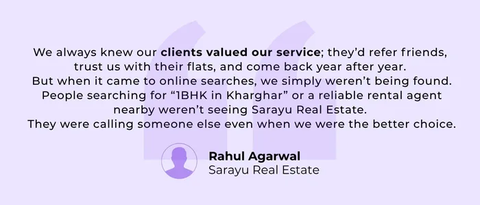 Sarayu Real Estate data