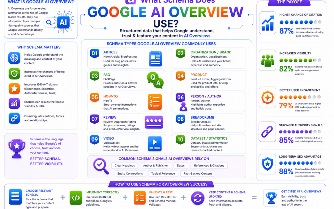 What Schema Does Google AI Overview Use ?