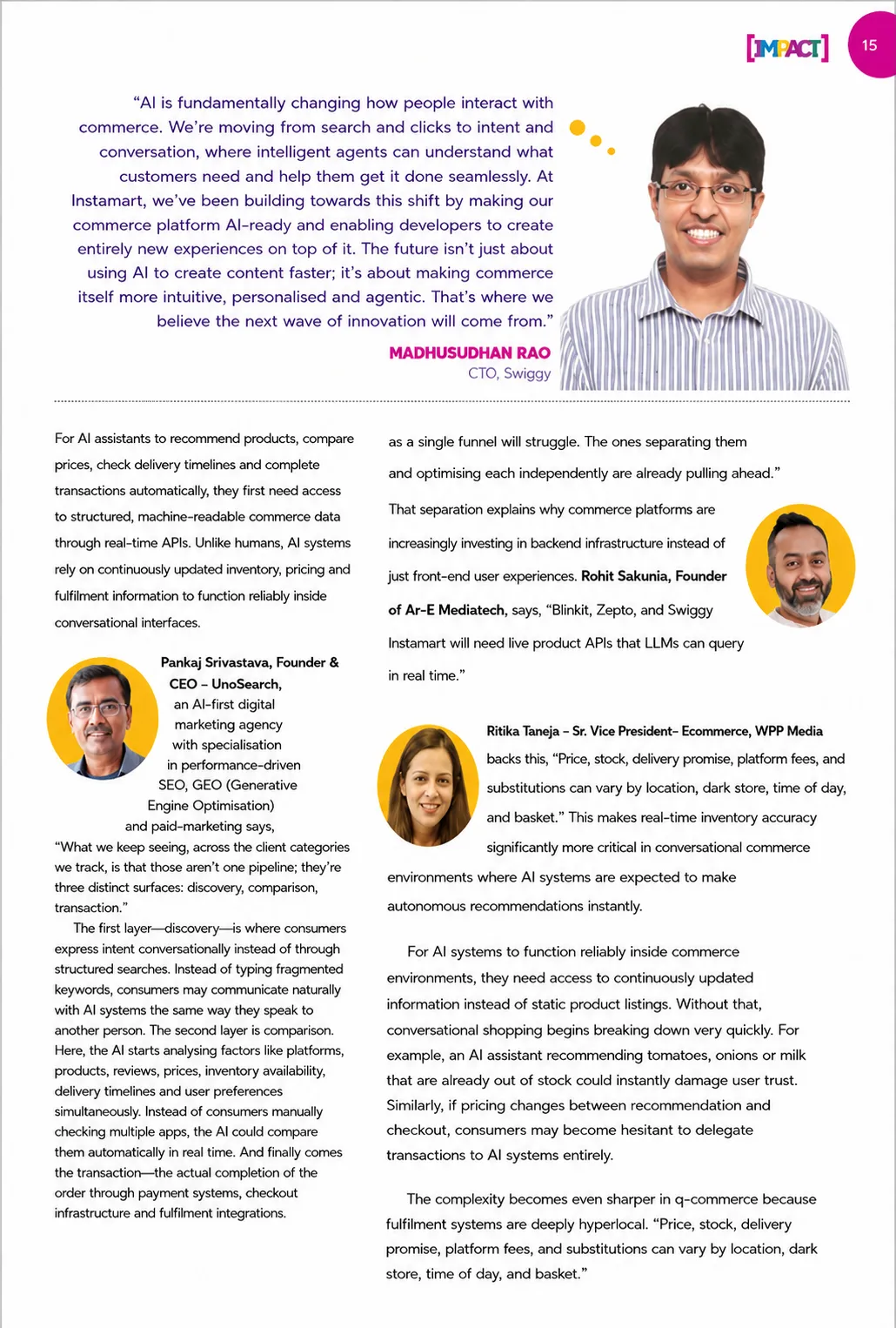 IMPACT Magazine for Thought Leadership in AI Search  Agentic Commerce