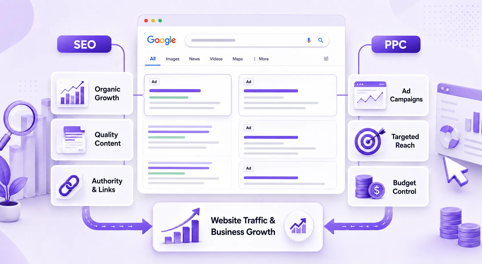 What Is the Real Difference Between SEO and PPC