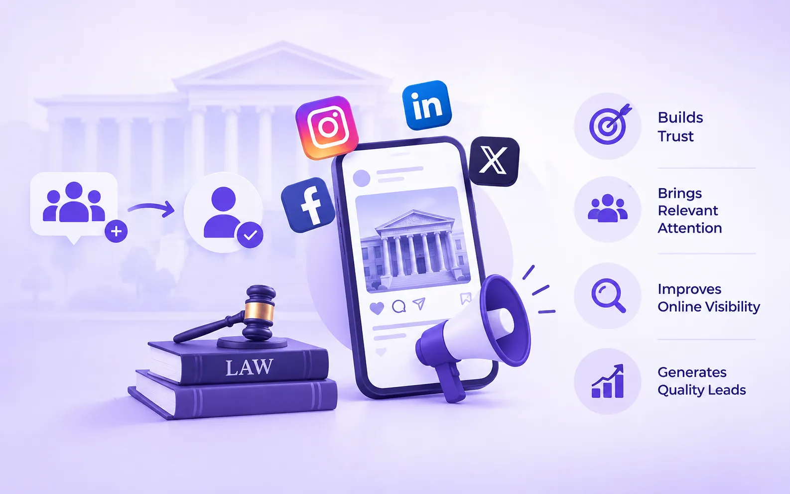 Why do law firms need social media marketing