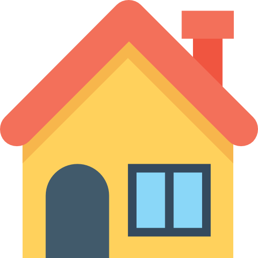 house | UnoSearch Orange money bag icon with a white dollar sign symbol of wealth or finances