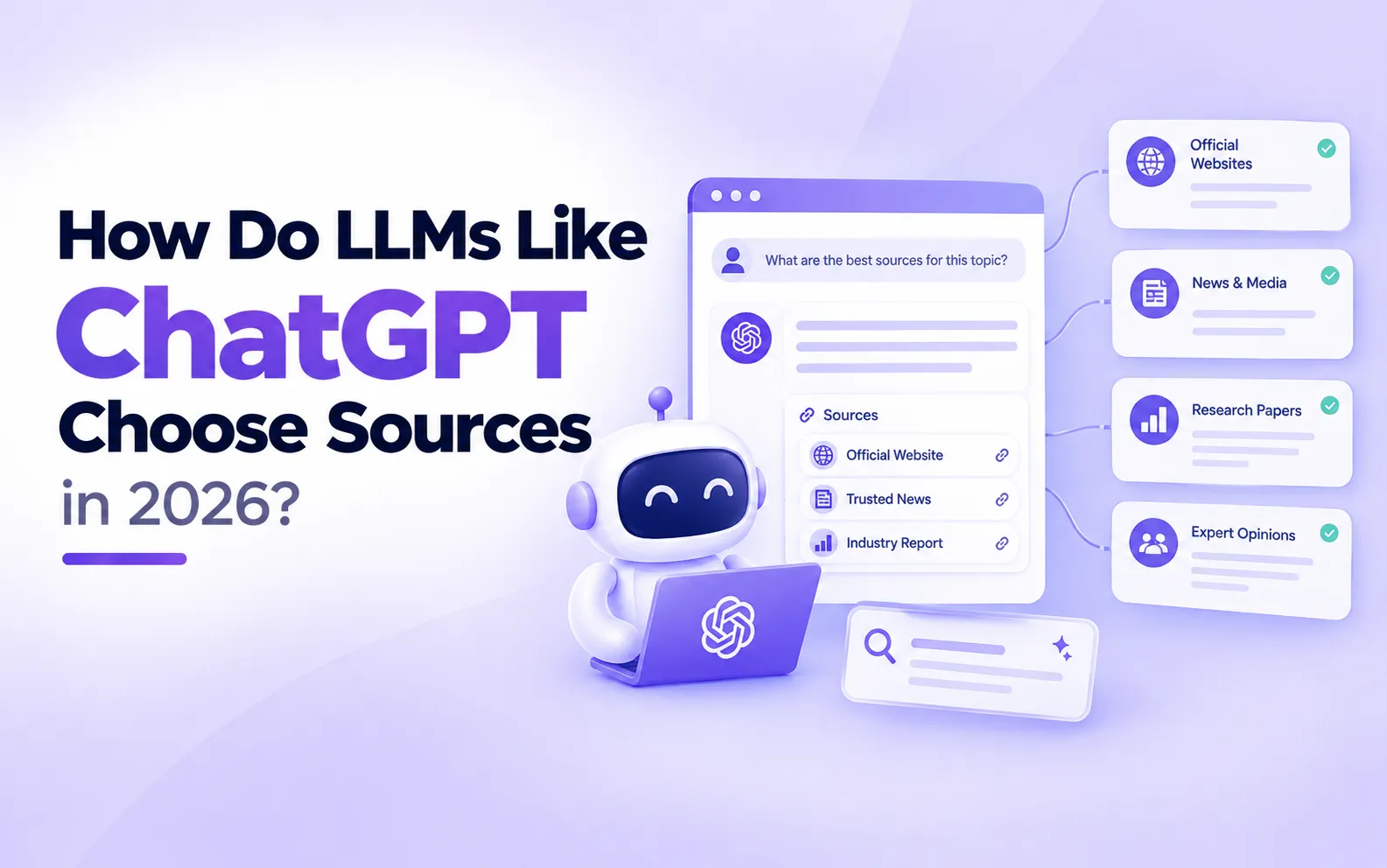 LLM Source Selection | UnoSearch How do LLM like Chat GPT choose resources