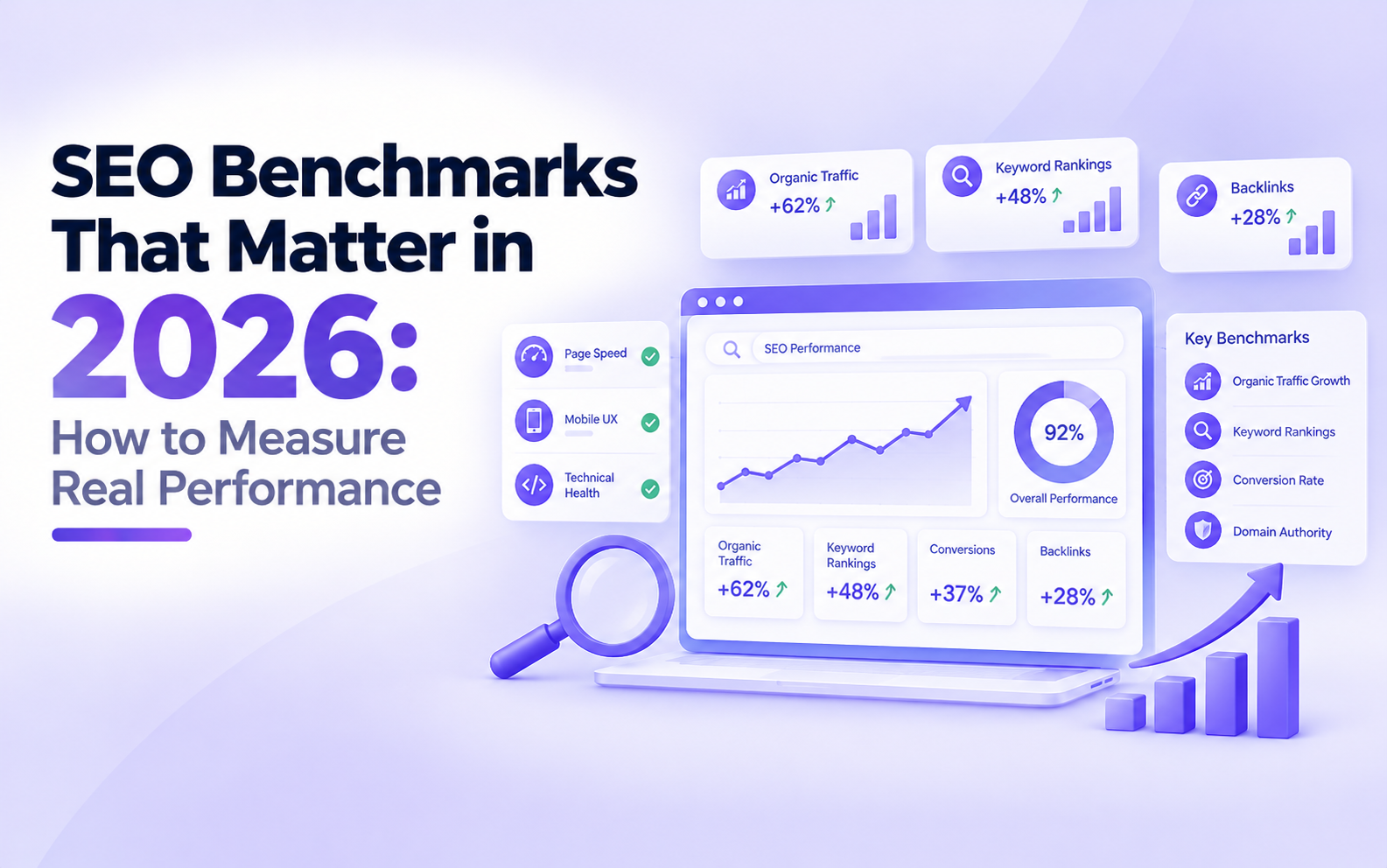 SEO Benchmarks That Matter in 2026 | UnoSearch SEO Benchmarks That Matter in 2026